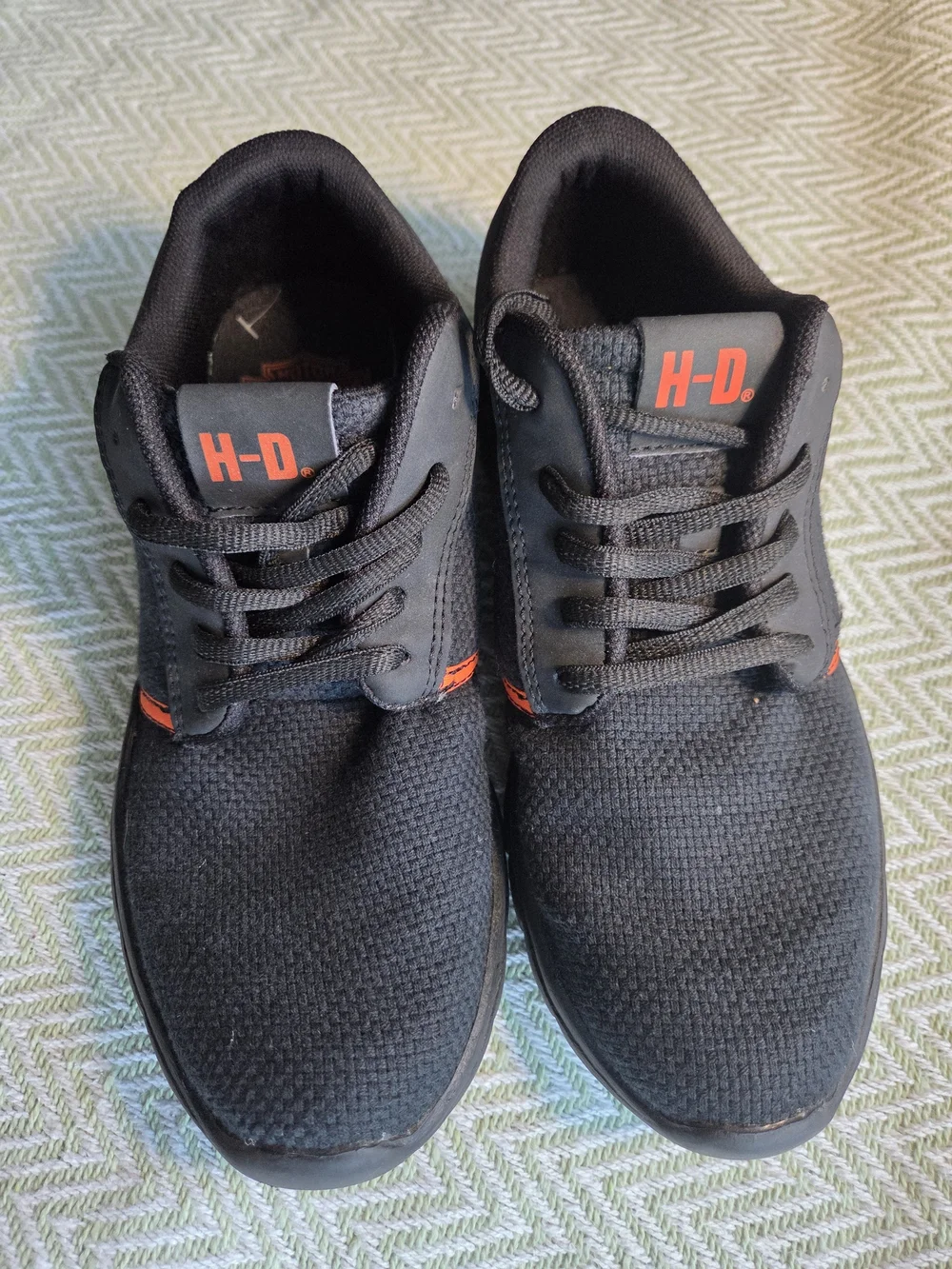 Harley-Davidson Jenkins D84087 Black Orange Sneakers Women’s Size 8